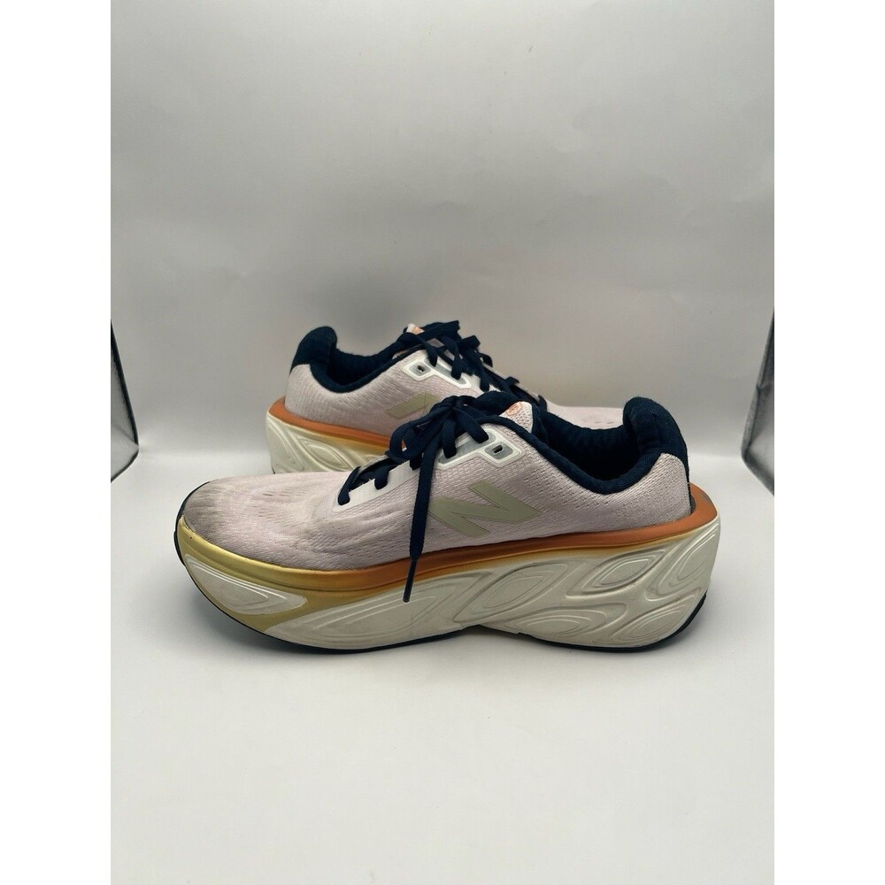 New Balance Athletic Shoes - White, Orange,  Navy - Picture 2 of 10
